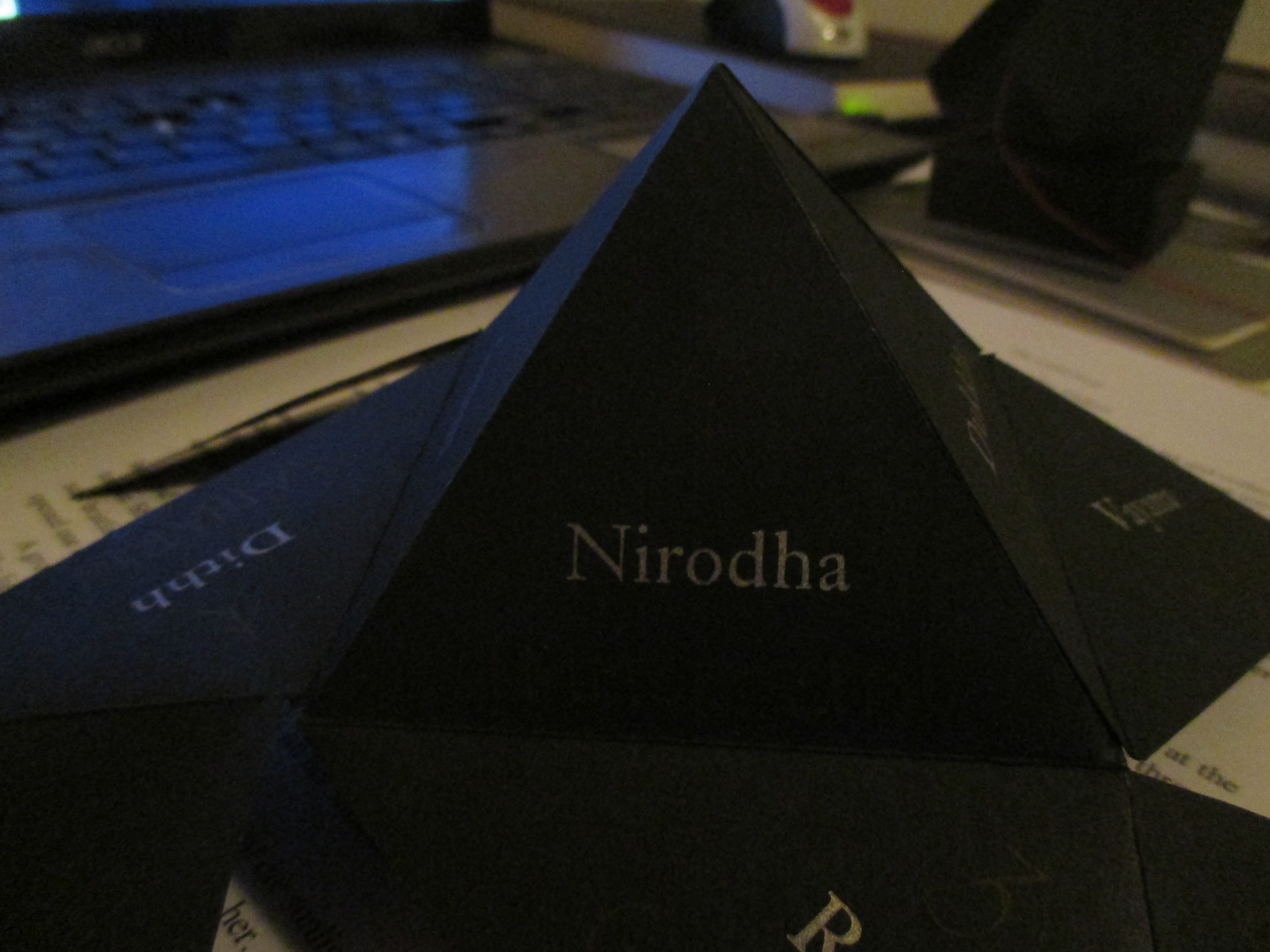 The origami pyramid Nirodha.